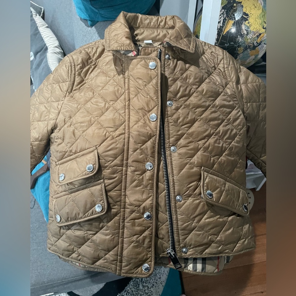 Burberry unisex toddler jacket size 3